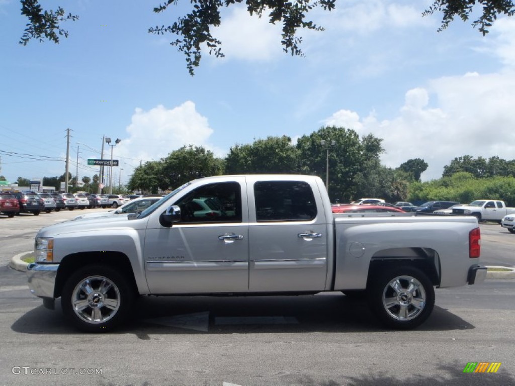 2013 Silverado 1500 LT Crew Cab - Silver Ice Metallic / Ebony photo #5