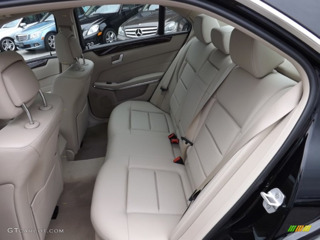 2014 E 350 4Matic Sport Sedan - Black / Silk Beige/Espresso Brown photo #6