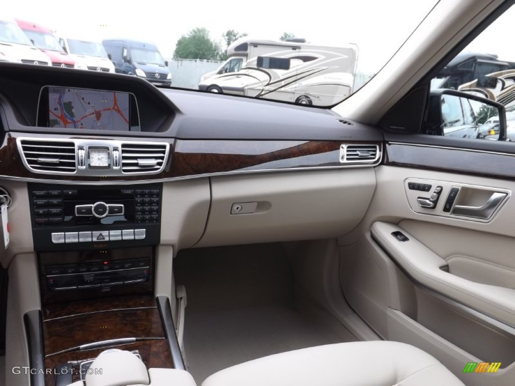 2014 E 350 4Matic Sport Sedan - Black / Silk Beige/Espresso Brown photo #8