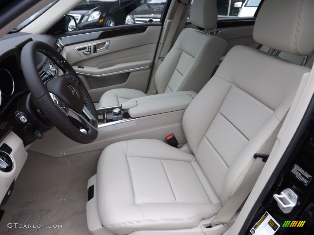 2014 E 350 4Matic Sport Sedan - Black / Silk Beige/Espresso Brown photo #10