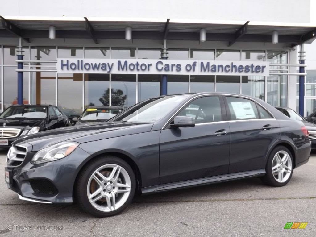 2014 E 350 4Matic Sport Sedan - Steel Gray Metallic / Black photo #1