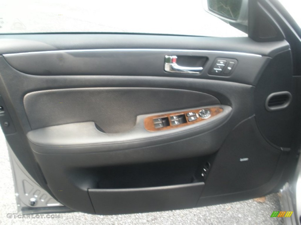 2009 Genesis 3.8 Sedan - Platinum Metallic / Black photo #6