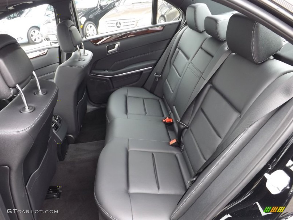 2014 E 350 4Matic Sedan - Black / Black photo #6