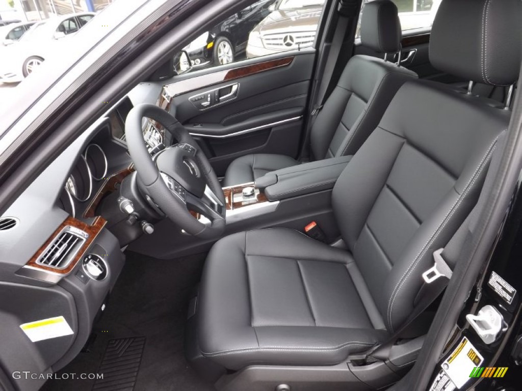 2014 E 350 4Matic Sedan - Black / Black photo #10