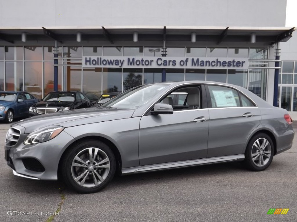 2014 E 400 Hybrid Sedan - Paladium Silver Metallic / Gray/Dark Gray photo #1