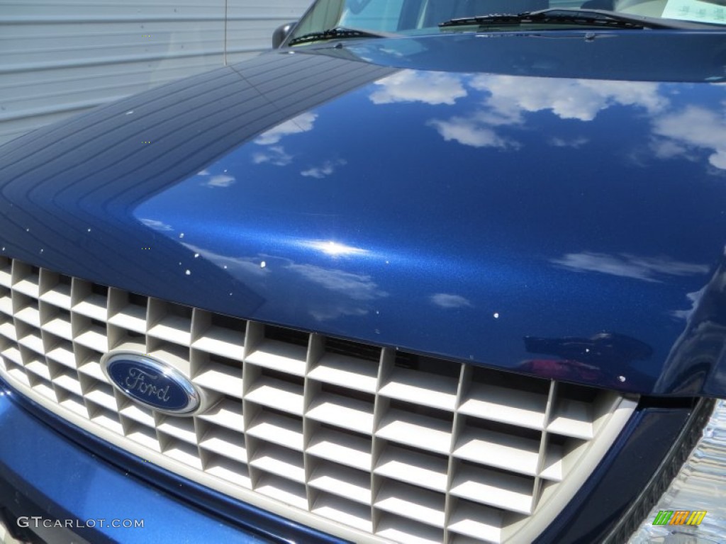 2005 Explorer Eddie Bauer - Dark Blue Pearl Metallic / Medium Parchment photo #9