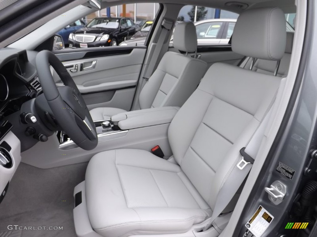 Gray/Dark Gray Interior 2014 Mercedes-Benz E 400 Hybrid Sedan Photo #83211385