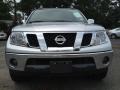 2011 Radiant Silver Metallic Nissan Frontier SL Crew Cab 4x4  photo #2