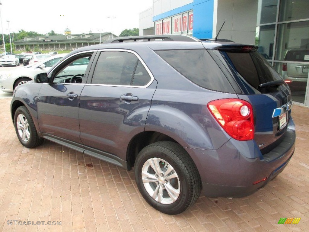 2013 Equinox LT AWD - Atlantis Blue Metallic / Jet Black photo #2