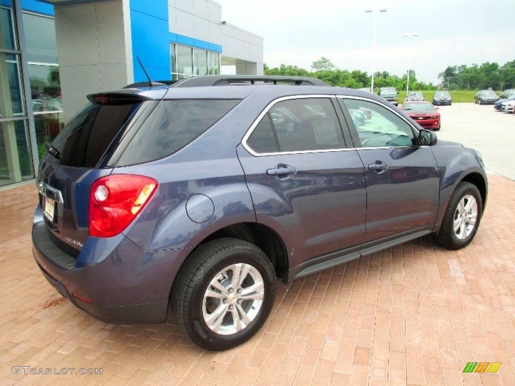 2013 Equinox LT AWD - Atlantis Blue Metallic / Jet Black photo #11