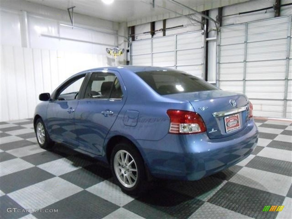 2010 Yaris Sedan - Pacific Blue Metallic / Dark Charcoal photo #5