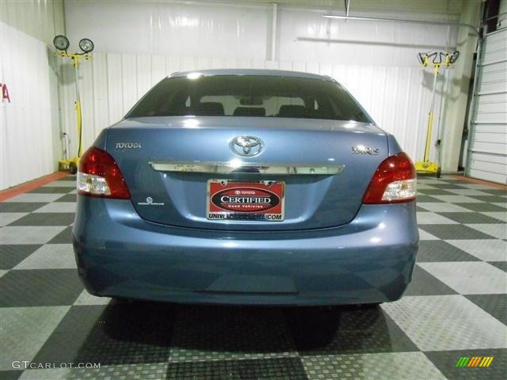 2010 Yaris Sedan - Pacific Blue Metallic / Dark Charcoal photo #6