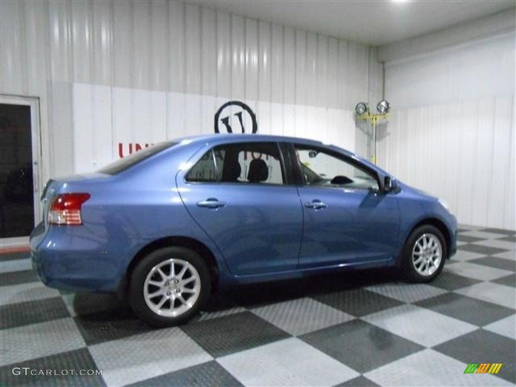 2010 Yaris Sedan - Pacific Blue Metallic / Dark Charcoal photo #7