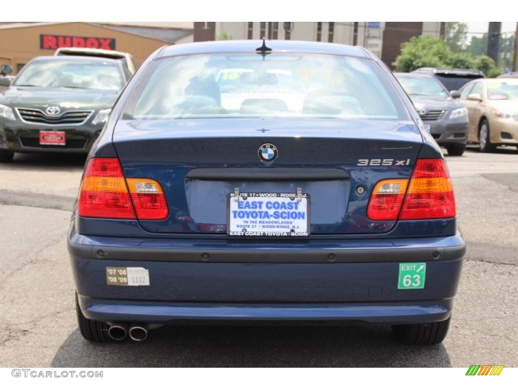 2004 3 Series 325xi Sedan - Mystic Blue Metallic / Grey photo #5