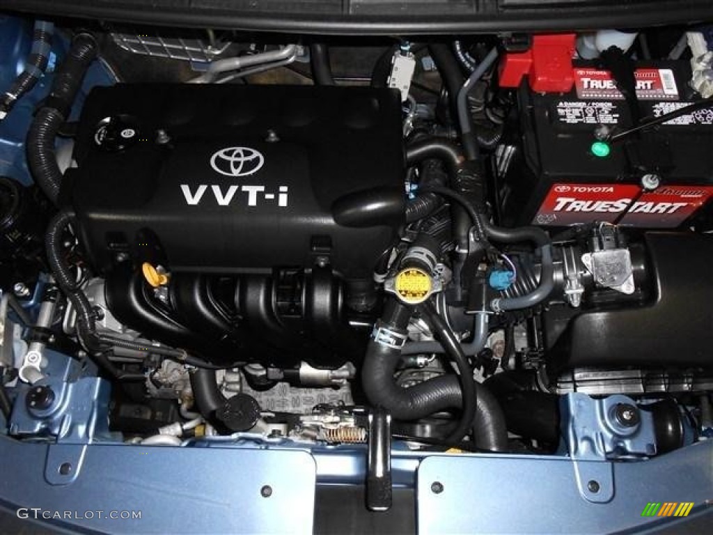 2010 Yaris Sedan - Pacific Blue Metallic / Dark Charcoal photo #21