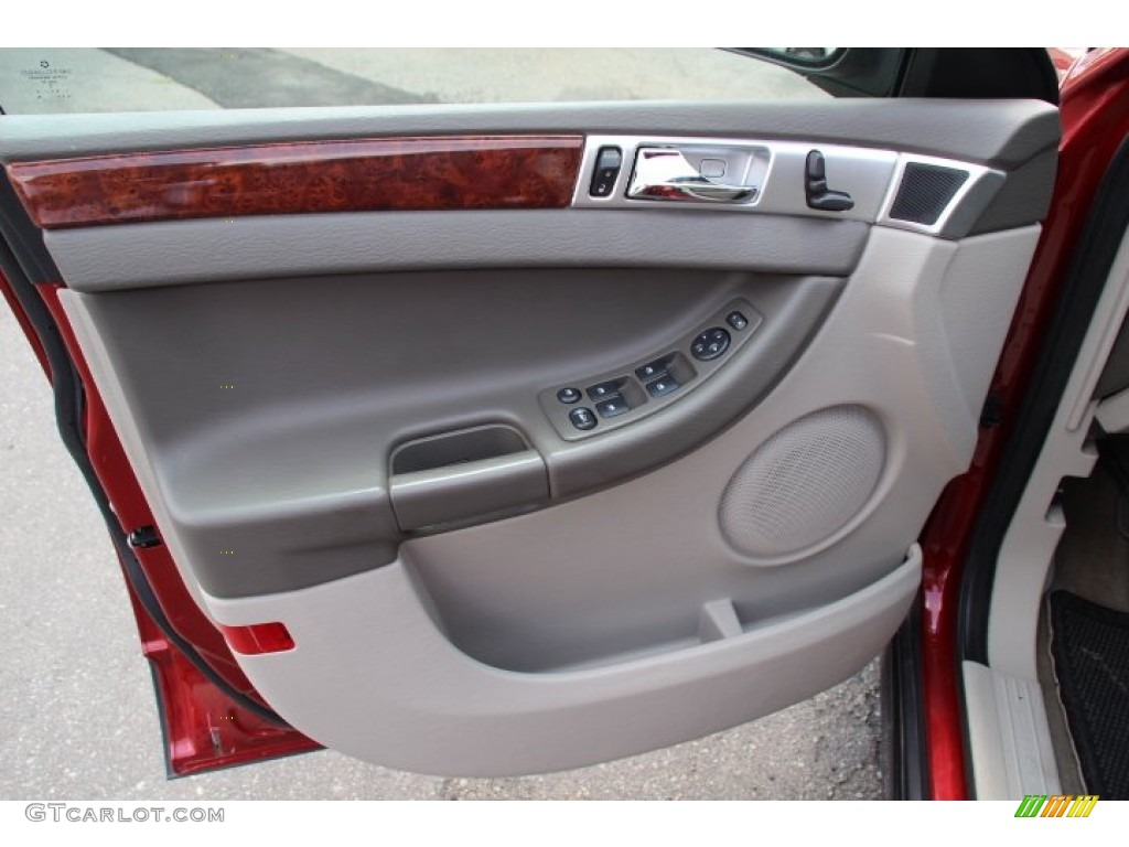 2008 Pacifica Touring AWD - Inferno Red Crystal Pearlcoat / Pastel Slate Gray photo #6