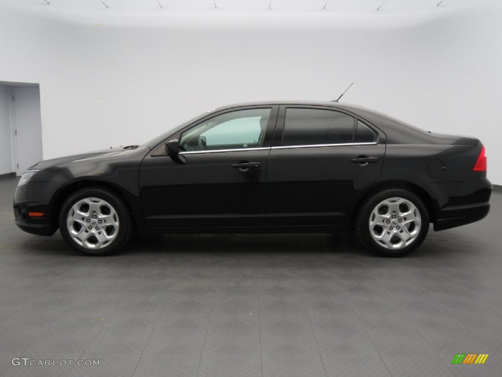 2010 Fusion SE V6 - Tuxedo Black Metallic / Charcoal Black photo #6