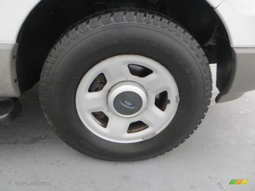 2003 Expedition XLT - Oxford White / Flint Grey photo #14