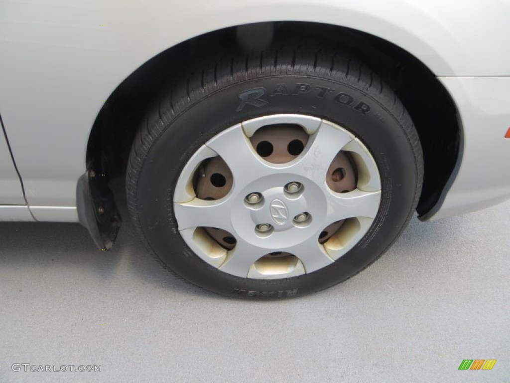 2003 Elantra GLS Sedan - Silver Pewter / Gray photo #13