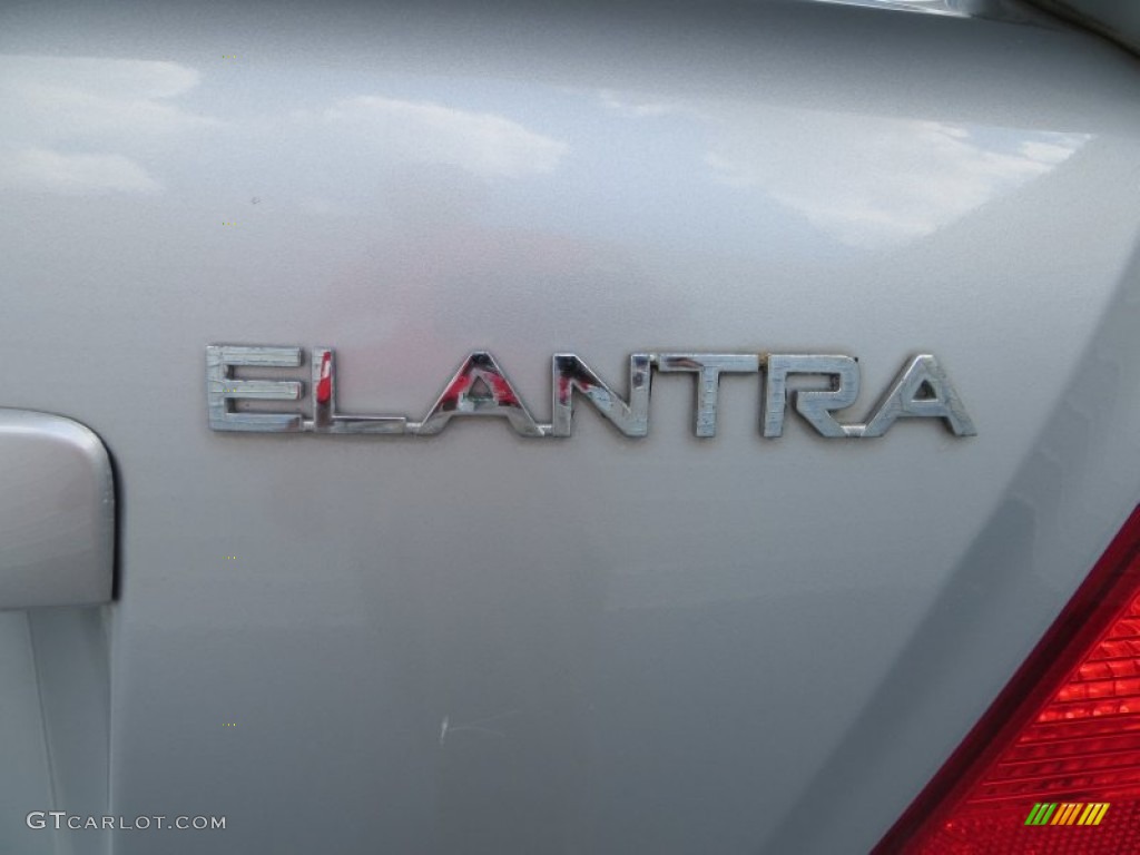 2003 Elantra GLS Sedan - Silver Pewter / Gray photo #15