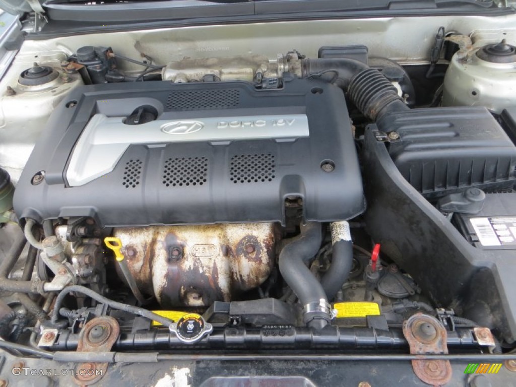 2003 Elantra GLS Sedan - Silver Pewter / Gray photo #19