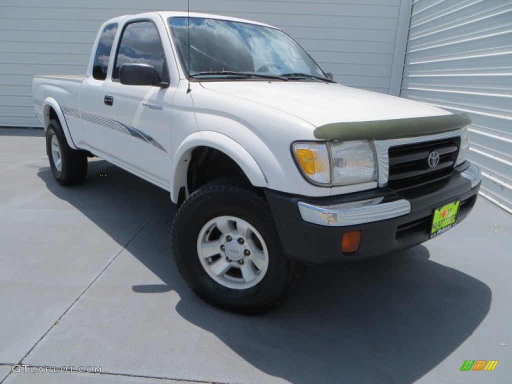 1999 Tacoma Prerunner V6 Extended Cab - Natural White / Gray photo #2
