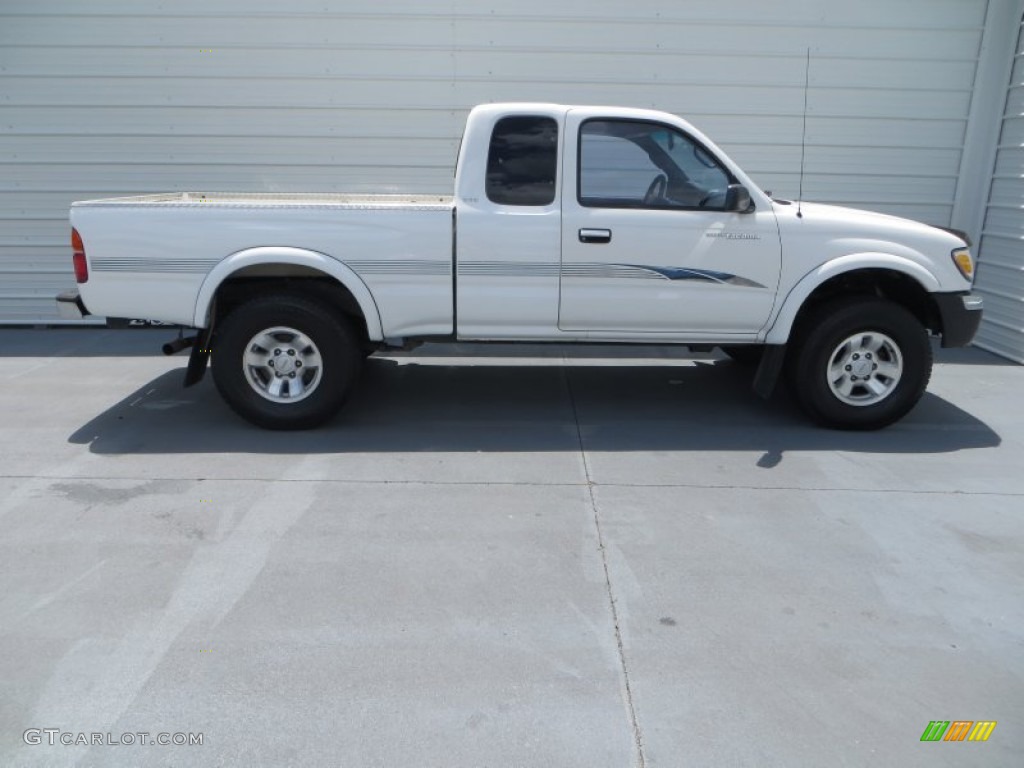 1999 Tacoma Prerunner V6 Extended Cab - Natural White / Gray photo #3