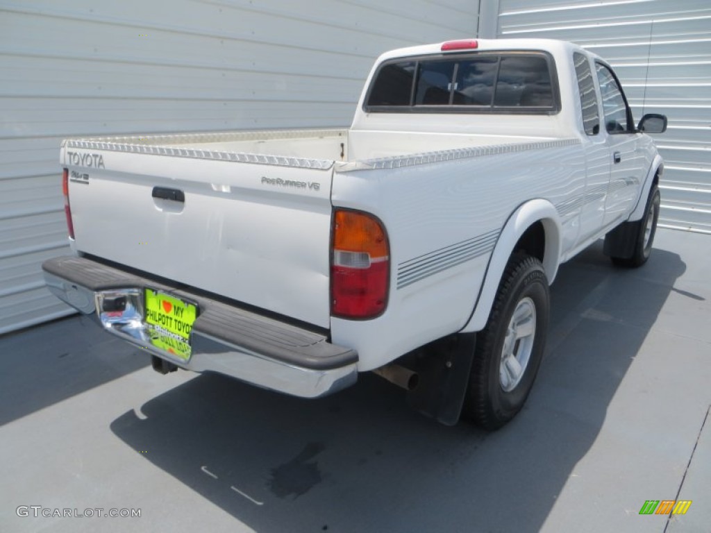 1999 Tacoma Prerunner V6 Extended Cab - Natural White / Gray photo #4