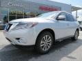 2013 Brilliant Silver Nissan Pathfinder SV  photo #1