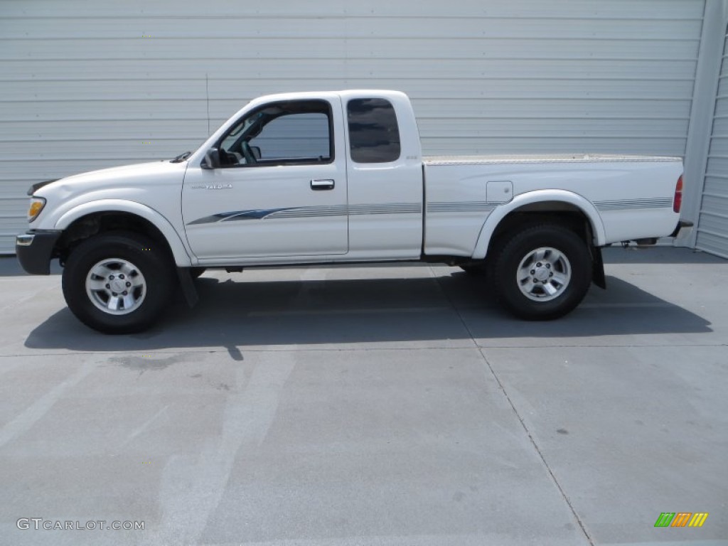 1999 Tacoma Prerunner V6 Extended Cab - Natural White / Gray photo #6