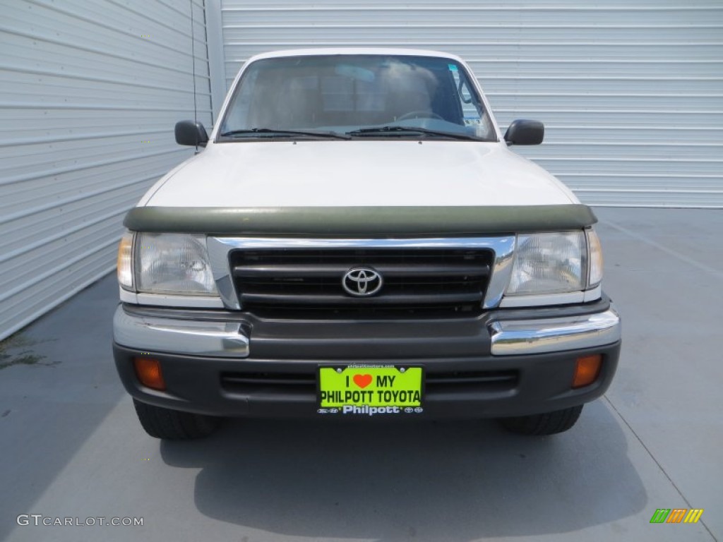 1999 Tacoma Prerunner V6 Extended Cab - Natural White / Gray photo #8