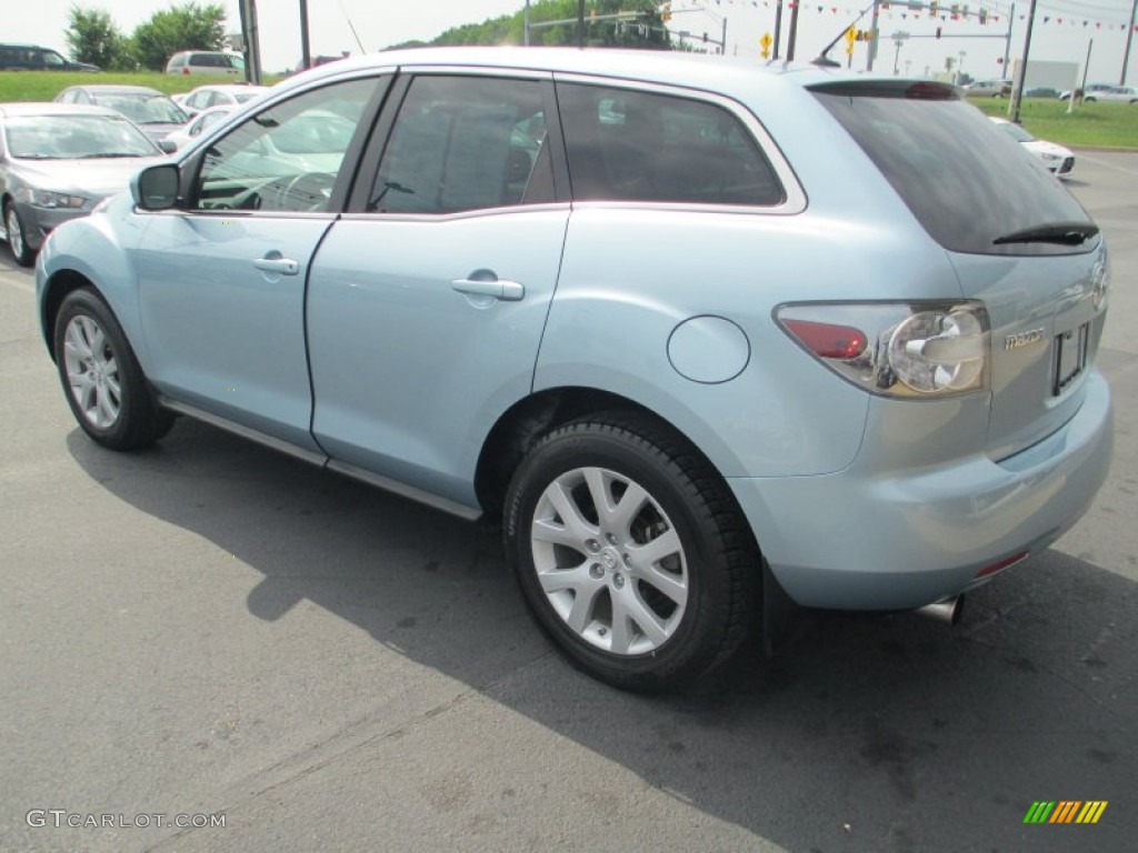 2007 CX-7 Sport - Icy Blue Metallic / Sand photo #5