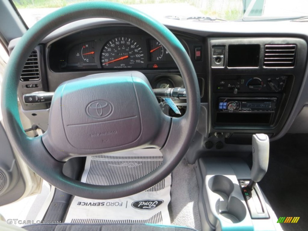 1999 Tacoma Prerunner V6 Extended Cab - Natural White / Gray photo #27