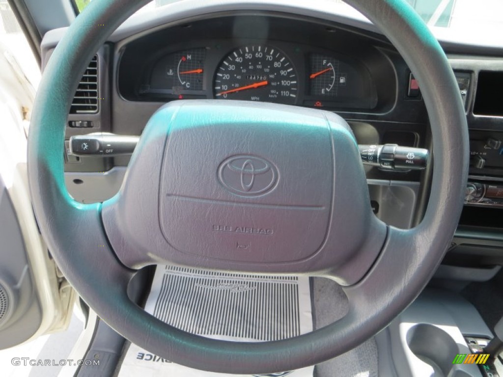 1999 Tacoma Prerunner V6 Extended Cab - Natural White / Gray photo #30