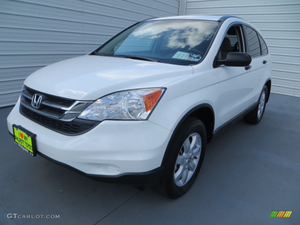 2011 CR-V SE - Taffeta White / Gray photo #7