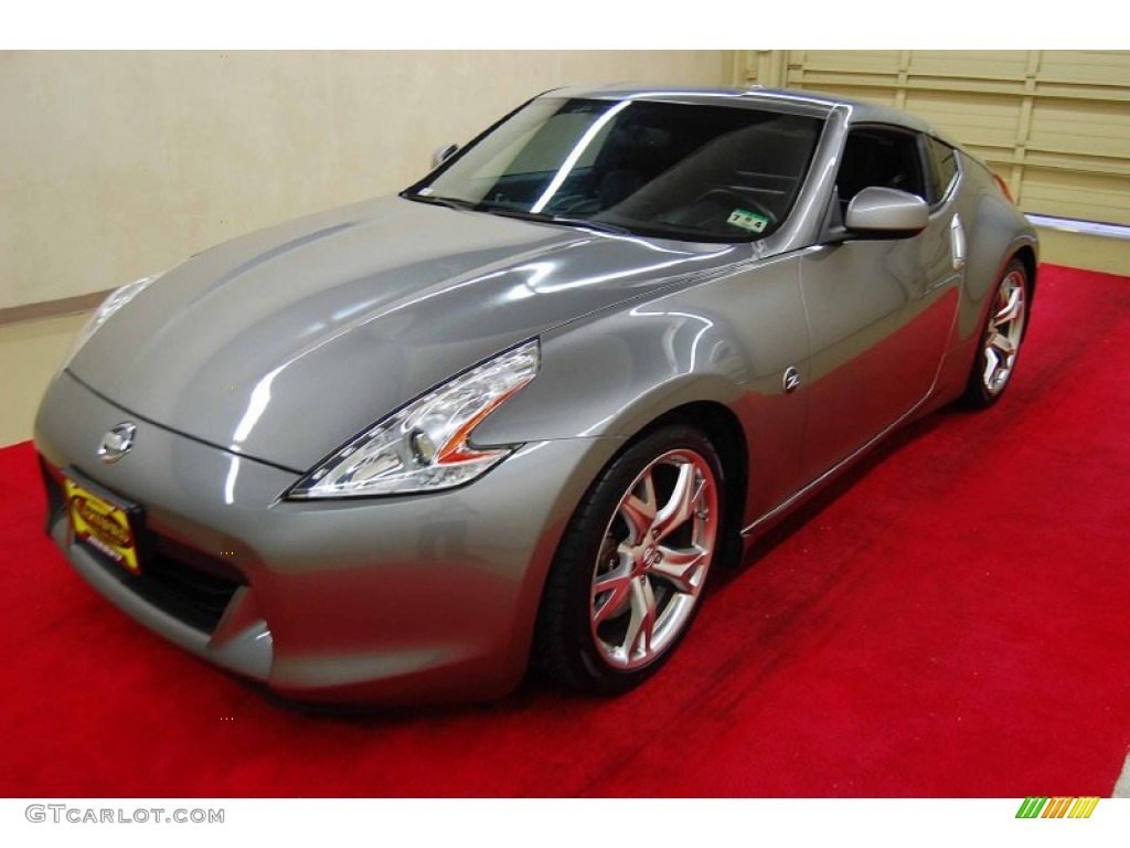 2010 370Z Sport Touring Coupe - Platinum Graphite / Black Leather photo #3