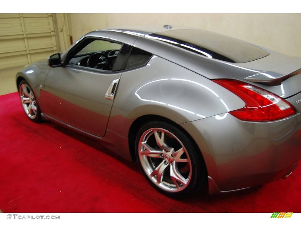 2010 370Z Sport Touring Coupe - Platinum Graphite / Black Leather photo #4
