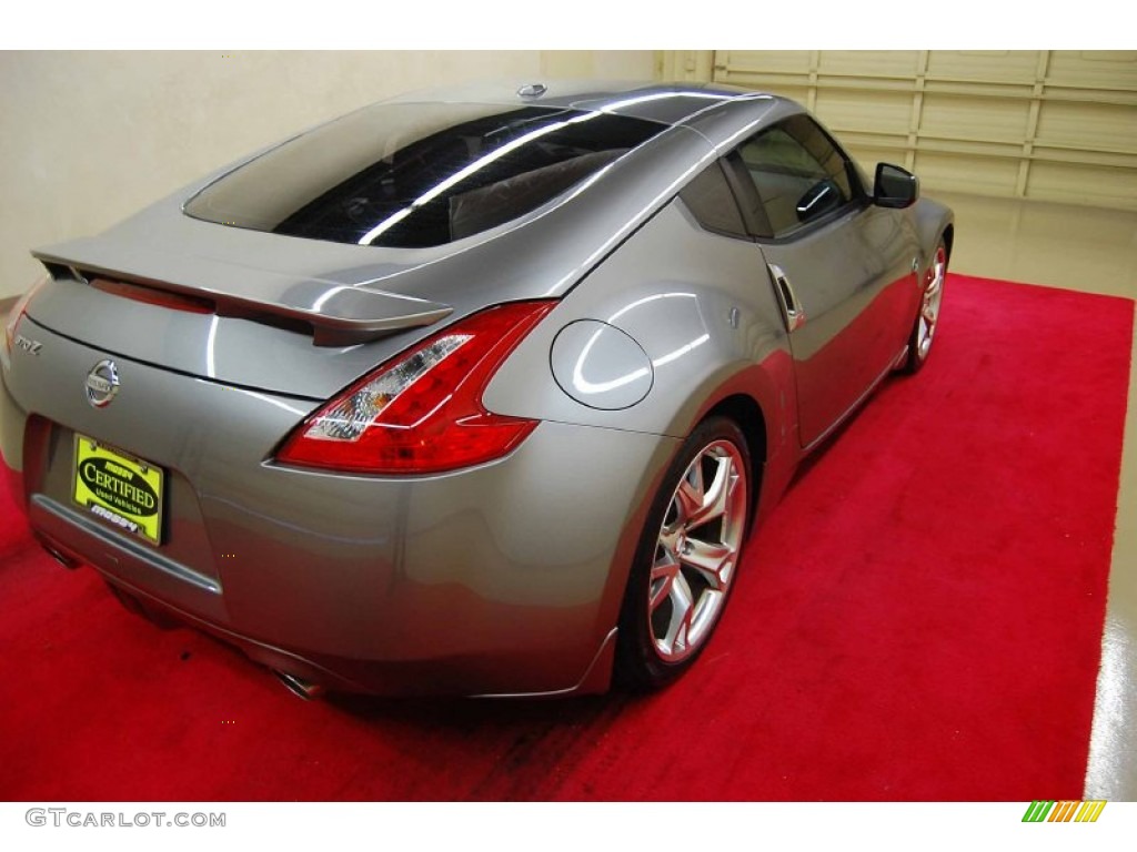 2010 370Z Sport Touring Coupe - Platinum Graphite / Black Leather photo #6