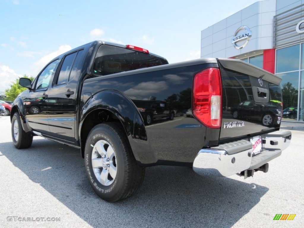 2013 Frontier SV V6 Crew Cab - Super Black / Steel photo #3