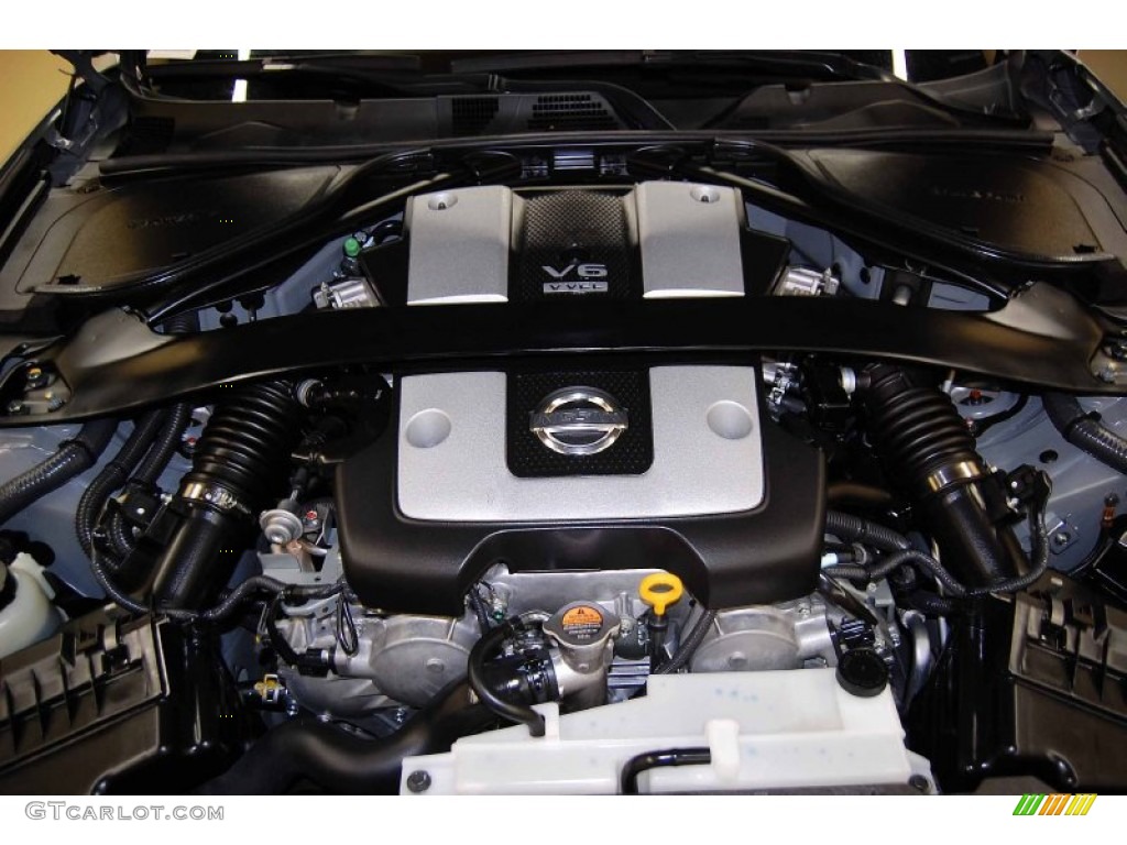 2010 370Z Sport Touring Coupe - Platinum Graphite / Black Leather photo #24
