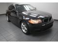 Black Sapphire Metallic 2009 BMW 1 Series 128i Coupe