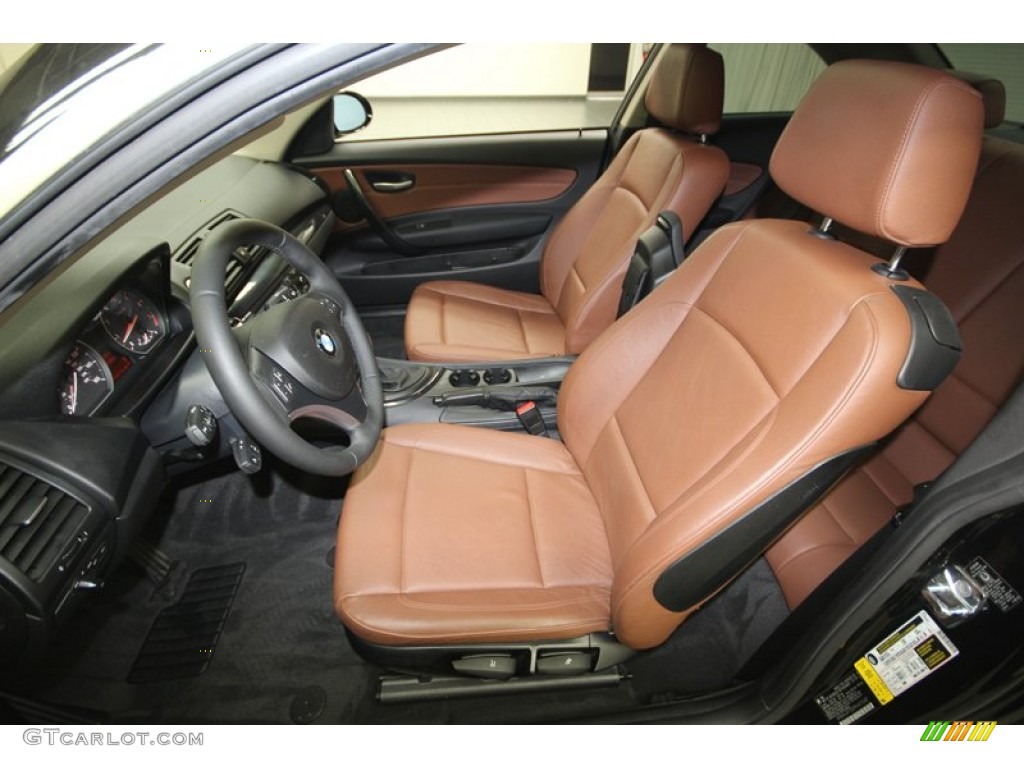 2009 BMW 1 Series 128i Coupe Front Seat Photo #83220044