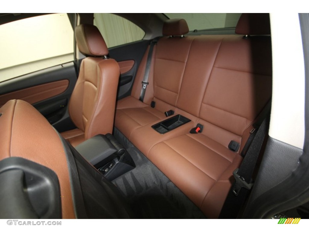 2009 1 Series 128i Coupe - Black Sapphire Metallic / Terracotta photo #14