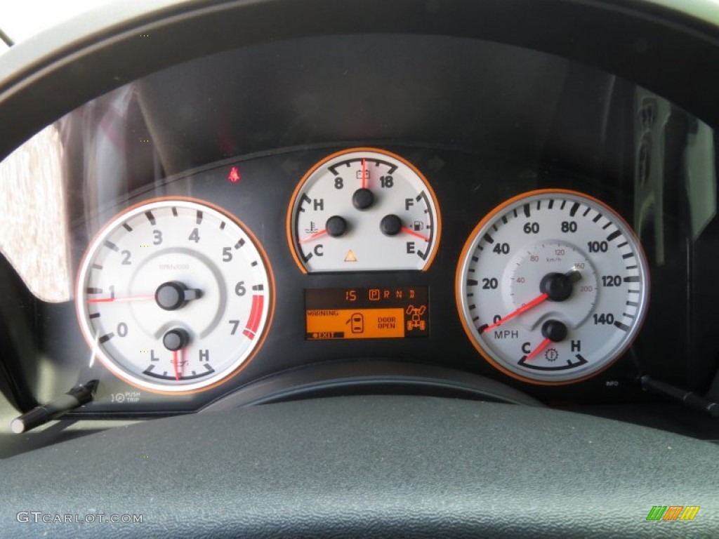 2013 Nissan Titan Pro-4X Crew Cab 4x4 Gauges Photo #83220497