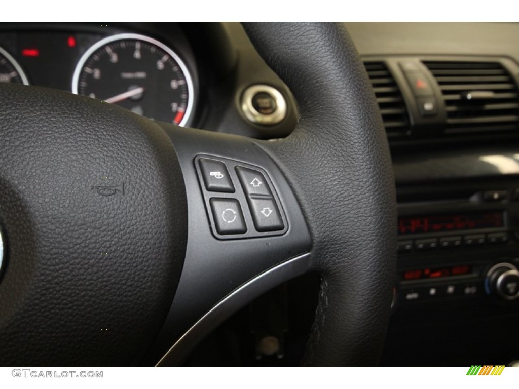 2009 1 Series 128i Coupe - Black Sapphire Metallic / Terracotta photo #24