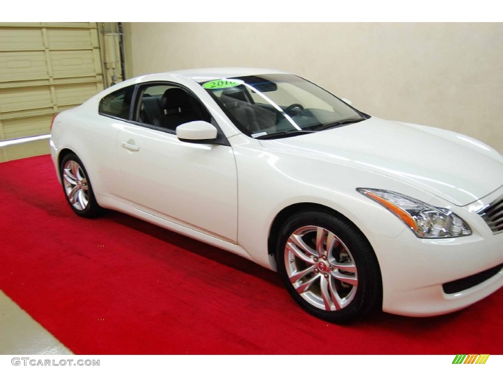 2010 G 37 Coupe - Moonlight White / Graphite photo #1