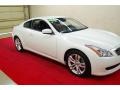 Moonlight White 2010 Infiniti G 37 Coupe
