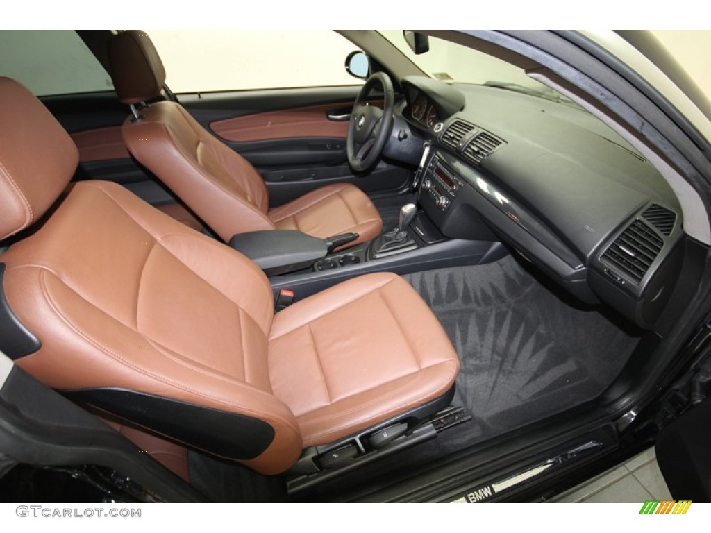 2009 BMW 1 Series 128i Coupe Front Seat Photo #83220644