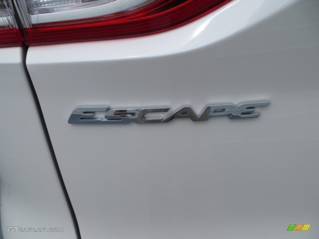 2014 Escape SE 1.6L EcoBoost - White Platinum / Charcoal Black photo #12