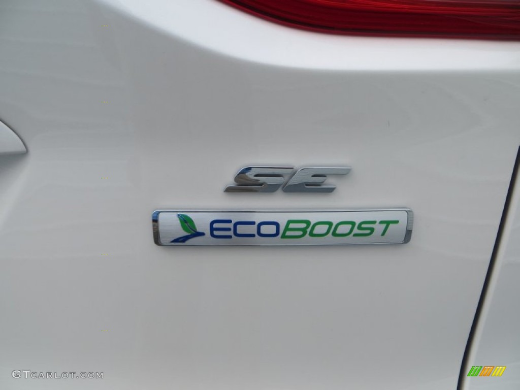 2014 Escape SE 1.6L EcoBoost - White Platinum / Charcoal Black photo #13
